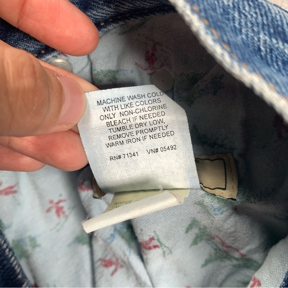 L.L. Bean Double L Relaxed Fit Jeans Womens 4T Blanket Lined Petite Vintage - Picture 10 of 16